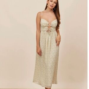 Park & Fifth Wylie Floral Dress In Buttercup